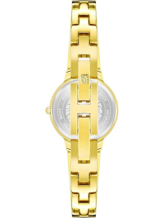 Anne Klein Women\'s Gold Analog Quartz Genuine Diamond Dial Bangle Luxury Watch main image 2
